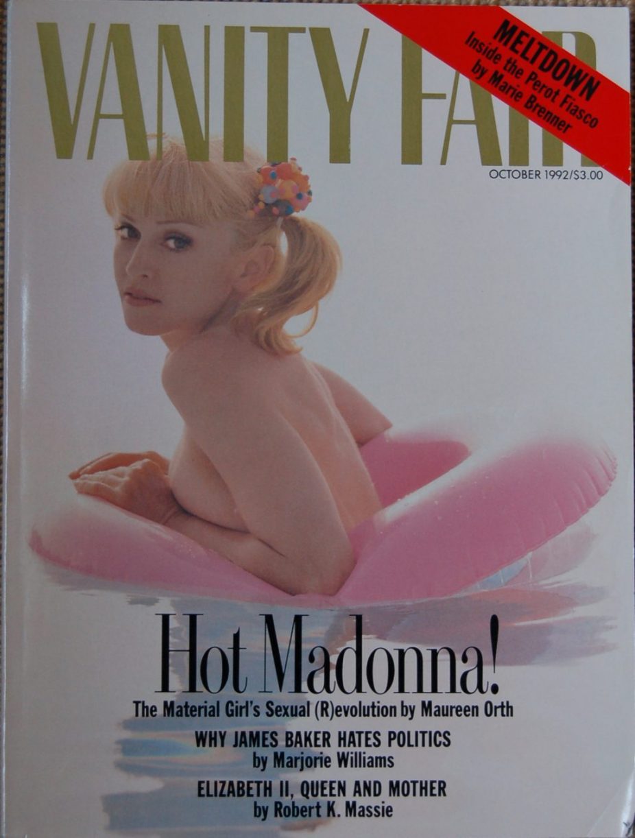 Madonna Sex Book Dog - Madonna on Her New Book â€œSexâ€ Vanity Fair October 1992 â€“ Maureen Orth